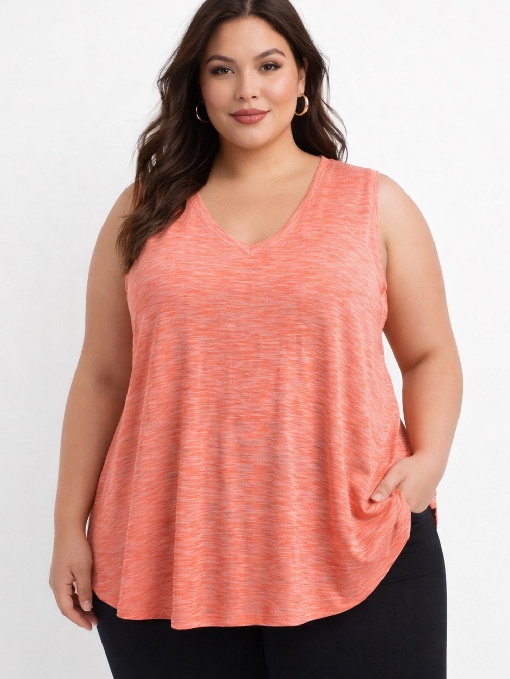 5/$25 Active Zone Orange Tank Top Size 5X